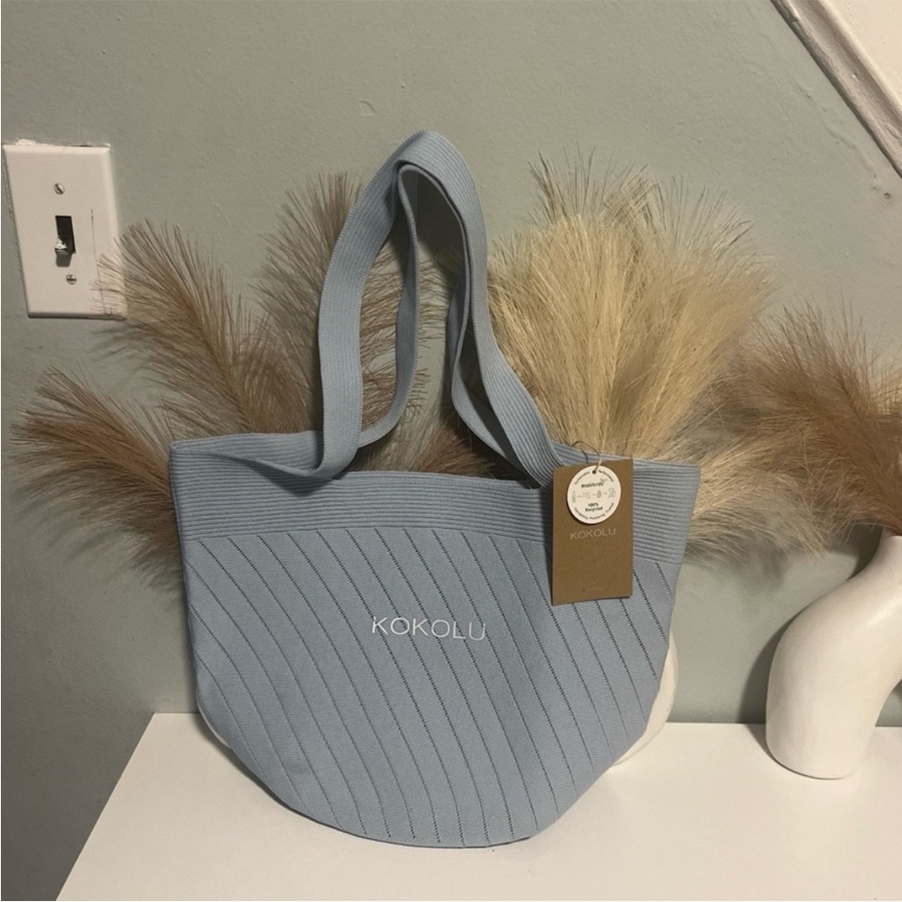 NWT KoKOLU Blue Women's Tote Bag